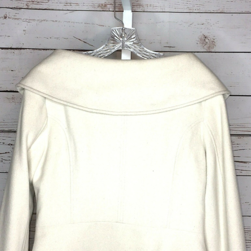 Andre Badi cream colored Pea coat size M - Picture 5 of 8